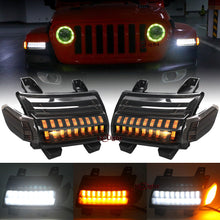 LED Turn Signal Lights DRL for Jeep Wrangler JL 2018-24 high configuration