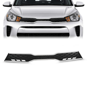 Front Bumper Grille Assembly Replacement For 2018 2019 2020 Kia Rio Mesh Upper