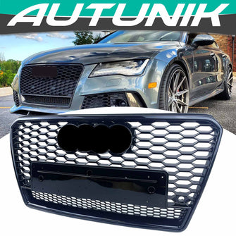 RS7 Style Honeycomb Front Grill For AUDI A7 C7 S7 2012-2015 fg48