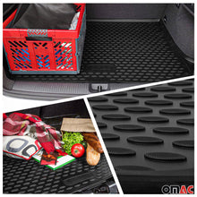 5pcs Black Floor Mats & Cargo Liners for Audi Q7 2007-2015