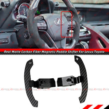 For Lexus RX UX LS RZ Toyota Camry Corolla Carbon Fiber Magnetic Paddle Shifter
