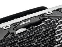 RS5 Style Honeycomb Front Mesh Grille Chrome for Audi A5 S5 B9 2017 2018 2019