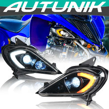 Pair LED Headlights Set For YAMAHA RAPTOR YFZ 450 700 700R YFM 250 350 2006-2025