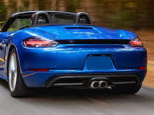 3-Layer Exhaust Tips Chrome for Porsche 718 Cayman 982 Boxster 2017-2023