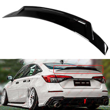 For 2020-2025 Honda Civic Sedan Gloss Black HighKick Duckbill Trunk Spoiler