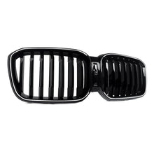 Signal Line Front Kidney Grille With LED Light For 2022-2024 BMW X3 X4 G01 G02 Gloss Black