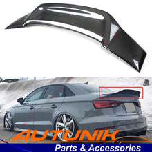 Real Carbon Fiber Rear Trunk Spoiler Highkick Duckbill Wing for AUDI A3 8V S3 RS3 2013-2020