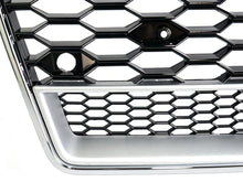For Audi A7 S7 2012-2015 Front Honeycomb Mesh Bumper Grille w/ Chrome Frame