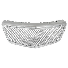 Chrome Front Upper Mesh Grille for 14-19 Cadillac CTS Sedan No Camera Mount