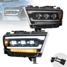 LED Headlight For Dodge Ram 2019-2021 Head Lamps w/ Sequential Indicator