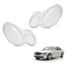 Pair Headlight Headlamp Lens Cover for Mercedes Benz E240 E200 E350 W211 2003-2008 Clear