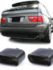 Black Exhaust Tips Muffler Tail Pipe Replacement for BMW X5 E53 1999-2006