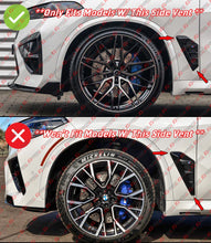 For 2024-2026 BMW G05 F95 X5 X5M LCI Full Carbon Fiber Side Fender Vent Trim Overlay