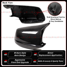 For 2011-2013 BMW F10 528i 530i 550i M Style Carbon Fiber Mirror Cover Caps Replacement