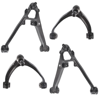 Front Upper and Lower Control Arms Kit for Chevy Silverado GMC Sierra 1500 07-14