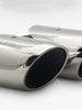 Bullet Style Stainless Exhaust Tips Muffler Pipe for Porsche Macan Base 2.0L 2014-2018