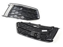 Left & Right Fog Light Grille Cover Trim For Audi A6 C8 Non-Sline 2019–2025