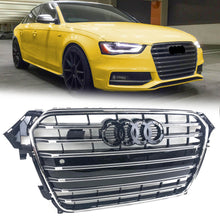 Chrome Front Bumper Grille for Audi A4 S4 B8.5 2013-2015 2016 fg357