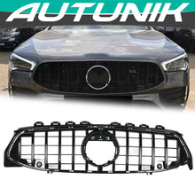 Gloss Black GT-R Front Grill for Mercedes CLA C118 CLA250 CLA35 2020-2024