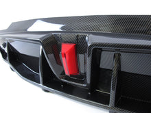 Carbon Fiber Look Rear Diffuser w/ Brake Light For Tesla Model Y 2020-2023