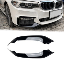 Gloss Black Front Bumper Splitter for BMW G30 M-Sport 2017-2020