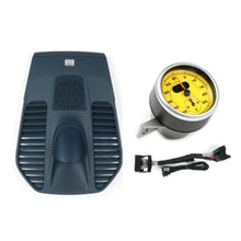 Dark Blue Dashboard Center Chrono Cover Panel with Stopwatch Clock Kit Fits Porsche 911 991 Carrera Turbo GT3 2012-2018