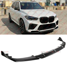 For 2020-2023 BMW F95 X5M Pre-LCI ST Style Carbon Fiber Front Bumper Lip Splitter