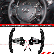 For Lexus IS RC GS NX Toyota 86 Subaru BRZ Carbon Fiber Magnetic Paddle Shifter