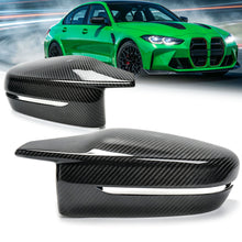 For BMW G80 M3 G82 M4 G87 M2 Carbon Fiber Replacement Side Mirror Caps Cover Shell