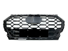 RSQ5 Style Honeycomb Black Front Grille for AUDI Q5 SQ5 2021 2022 2024