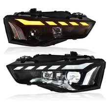 Upgrade LED Projector Headlights for 2013-2016 Audi A5 B8.5 DRL Sequential Turn Signal Lamps