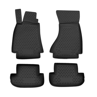 4pcs Floor Mats Liner for Audi A4 S4 Sedan Allroad 2008-2016 TPE All-Weather