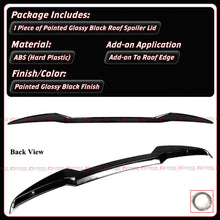 For 2025-2026 BMW G45 X3 V-ST Style Gloss Black Highkick Rear Roof Spoiler Wing Lid