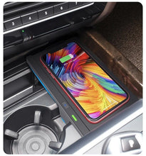 Wireless Charger Cell Phone Qi Charging Station Pad for BMW X5 X6 2014-2018