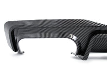 Carbon Look Difffuser + Black Exhaust Tips For AUDI A7 C8 S-line 2019-2024 di154