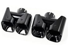 Pair for 2020-2026 Land Rover Defender 90/110 3.0L Black Quad Exhaust Tips Kahn Style