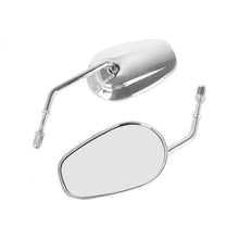 Chrome & Matt Black Rear View Mirrors for Harley Davidson