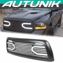 Big Horn Front Bumper Grille Grill Shell w/ LED Lights for Dodge Ram 2500 3500 2010-2018