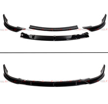 For 2020-2024 Tesla Model Y Winglet 4pc V Style Black Front Bumper Lip Splitter