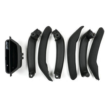 7pcs Interior Inner Door Handle Panel Cover Trim Leather For BMW X4 F26 X3 F25 2011-2017
