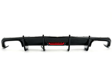 Fits 2017-2019 Audi A4 B9 Non S-Line Rear Diffuser Lip w/ Integrated LED Light