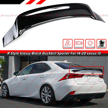 For 2014-2020 Lexus IS200 IS300 IS350 R Style Gloss Black Highkick Rear Trunk Spoiler
