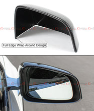 For 2016-2025 Tesla Model X Direct Add-on Real Carbon Fiber Side Mirror Covers Cap