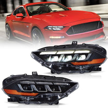 For 2018-2024 Ford Mustang Headlights Full LED With S650 Style