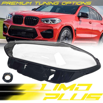 Left Side Headlight Lens Cover Shell for BMW X3 G01 X4 G02 2022-2024 Driver Side