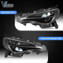 LED Headlights for 2012-2020 Toyota 86 Subaru BRZ Scion FR-S Sequential Blue DRL Front Lamps