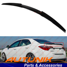 For 2014-2019 Toyota Corolla Sedan Gloss Black Highkick Rear Trunk Spoiler Wing
