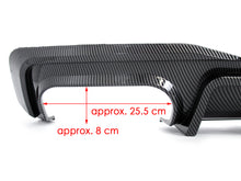 Carbon Look Difffuser + Black Exhaust Tips For AUDI A7 C8 S-line 2019-2024 di154