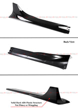 For 2020-2024 Tesla Model Y Performance 2pc Winglet Gloss Black Side Skirt Extension