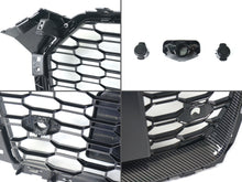 Carbon Look Honeycomb Front Bumper Grille for Audi A5 S5 B9 2017-2019 RS5 Style